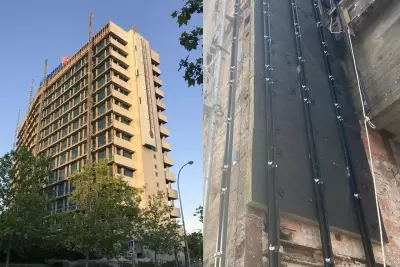 La renovada sede de Naturgy en Madrid confía en la solución de fachada ventilada ECOVENT de ISOVER para ofrecer un óptimo aislamiento térmico y acústico