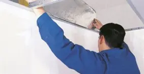 Barrera acústica en plenum 