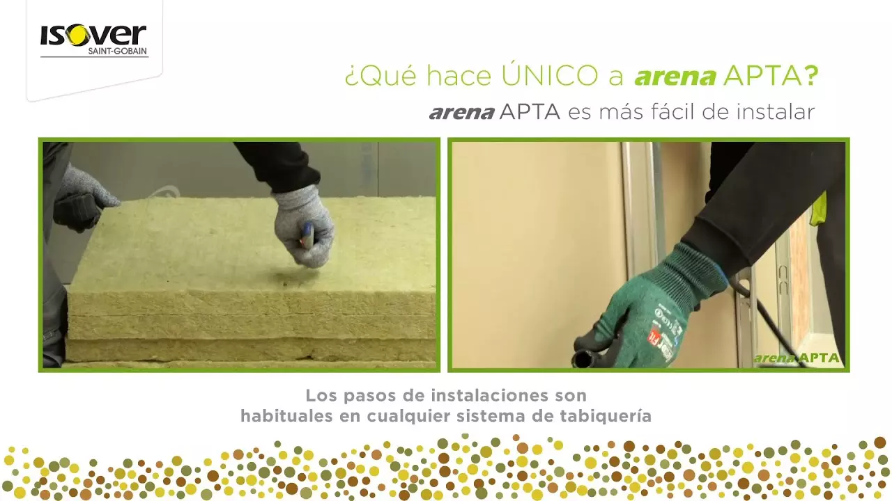 Tabique placa de yeso para vivienda: instalaciones arena APTA vs.  Lana de Roca thumbnail